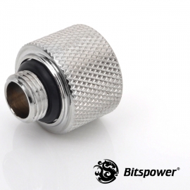 Bitspower G1/8 To Ig1/4 Adapter. Design For Pc Hi-end Water Cooling. Nickel Finished In Silver Shining Color. Hiding O-ring Design. Design Bp-wtp-c10