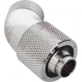 Bitspower 45 Degree Rotatable Compression Soft Tube Fitting For Pvc Id 1/2 Od 3/4. True Hi-flow