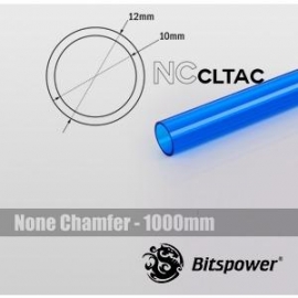 Bitspower None Chamfer Blue Acrylic Tube Size Od 12 X 1000mm Bp-ncclt12acibl-l1000