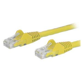 Startech 5m Yellow Cat6 Ethernet Patch Cable With Snagless Rj45 Connectors N6patc5myl