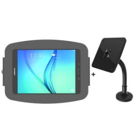 Compulocks Secure Space Enclosure With Flex Arm Mount For Galaxy Tab A 10.1in - Black 159b910ageb