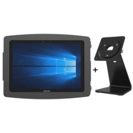 Compulocks Secure Space Enclosure With 360 Degree Kiosk Stand For Galaxy Tab Pro S/surface Pro