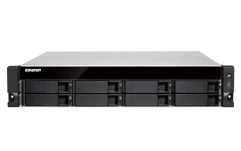 QNAP TS-883XU-RP-E2124-8G 8-Bay NAS, Intel® Xeon® E-2124 quad-core 3.3 GHz processor (TS-883XU-RP-E2124-8G)