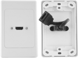 4cabling Hdmi Wall Plate With Dongle Pr3850