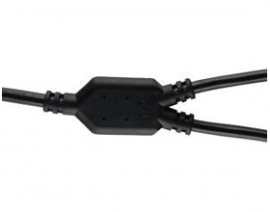 Cabac Y Power Cord Cpu & Monitor To One 3 Pin 3piecbkyf