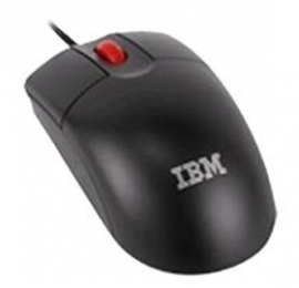 Lenovo Ibm 2 Button Optical Wheel Mouse - Black - Usb 40k9200