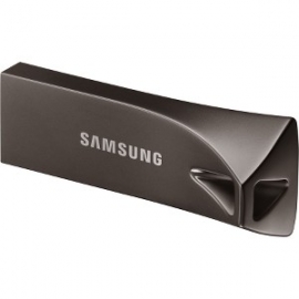Samsung 128gb Bar Plus Usb Drive Titan Gray Metallic Chassis Usb3.1 Up To 300mb/s 5 Years Warranty