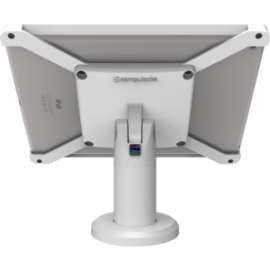 Compulocks Ipad Axis Pos Enclosure With Rise 20cm Pole Mount - White Tcdp01w260axsw