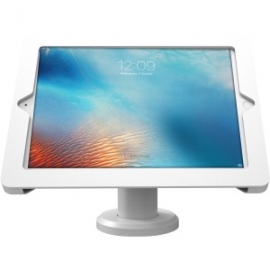 Compulocks Ipad Axis Pos Enclosure With Rise 10cm Pole Mount - White Tcdp04w260axsw