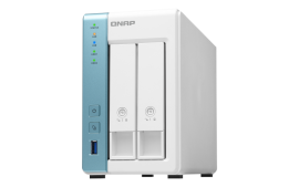 Qnap Ts-231K 2-Bay Turbonas Alpine Al-214 Arm V7 Quad-Core 1.7Ghz Cpu 1Gb Ram Sata 6Gb/ S 2X Gbe Lan 3 X Usb3.0 Hdd Hot-Swappable 2Yr Wty (Ts-231K)