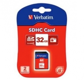 Verbatim Sd Card 32gb Sdhc C10 Sdhc Card Class 10 43963
