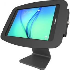 Compulocks Secure Space Enclosure With 360 Degree Counter Stand For Galaxy Tab A 10.5In - Black