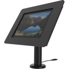 Compulocks Secure Rokku Enclosure With Rise 20Cm Pole Mount For Surface Go - Black Tcdp01510Grokb