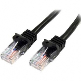 Startech 7m Black Cat5e Ethernet Patch Cable With Snagless Rj45 Connectors 45pat7mbk