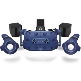 HTC Vive Pro Eye Virtual Reality Headset Kit HMD 2 X BASE STATION 2.0 2 X CONTROLLERS 99HARJ003-00
