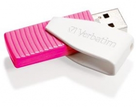 Verbatim 16GB Swivel USB2 Pink Store N Go Swivel USB2 Drive 49813