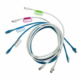 4Cabling Cable Labels Large 60 Pack Pink 003.024.0063