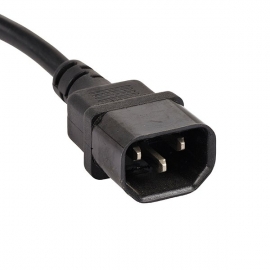 4cabling Iec C14 Mains Socket Power Cord & Cable 30cm 011.180.0029