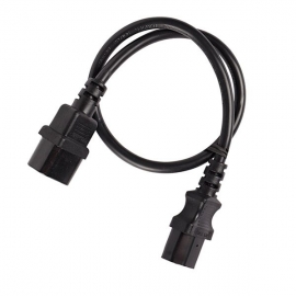 4Cabling 4M Iec Extension Cord M-F: Black 011.180.1006