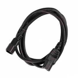4cabling Iec C15 - C14 Extension Cord - 2m Black Cb-ps-127