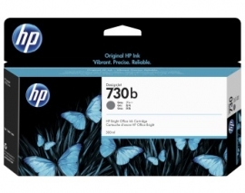HP 730B 300-ml Gray DesignJet Ink Cartridge 3ED50A