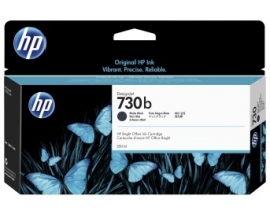 HP 730B 300-ml Matte Black DesignJet Ink Cartridge 3ED51A