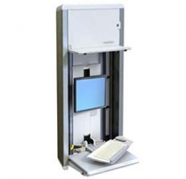 Ergotron Styleview Vertical Lift Enclosure With Cpu Holder 60-595-062