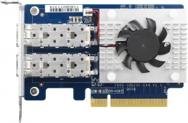 Qnap Dual-Port Sfp+ 10Gbe Network Expansion Card; Low-Profile Formfactor; Pcie Gen3 X8 Qxg-10G2Sf-Cx4