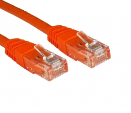 Network Cable: Cat6-A Rj45 0.5M Orange Cat6-0.5-Orange