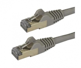Startech 0.5m Gray Cat6a Ethernet Cable - Stp 6aspat50cmgr