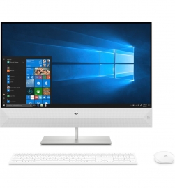HP ALL-IN-ONE 27-XA0190A 27 INCH FHD TOUCH-SCREEN I7-9700T 16GB (DDR4-2666) 512GB (PCIE-NVME) WL-AC BT-4.2 GB-LAN WEBCAM WIRELESS KB AND MOUSE WINDOWS 10 HOME 1/1/1 YEAR WARRANTY 9Eg06Aa