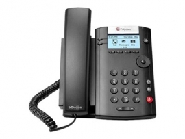 Polycom Vvx 201 Desktop Phone Skype/Lync Poe 2200-40450-019