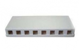 4cabling 8 Port Keystone Surface Mount Box 016.008.0005