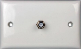 4cabling Wall Plate With Single F-type Connector  016.005.0001