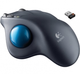 Logitech Mouse: M570 Wireless Trackball Trackball Comfort Integrated Scroll Wheel 910-002833 / 001799*