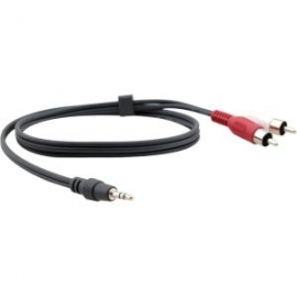 Kramer 3.5mm Stereo Audio Male To 2 Rca Male Cable 25ft / 7.6m 95-0122025