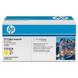 Hp Lj Cm4540 Mfp Toner Cartridge Yellow Cf032a