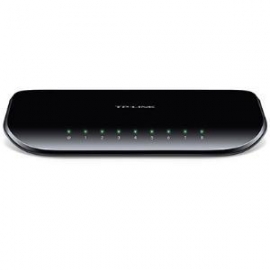 Tp-link 8-port Gigabit Switch, Gigabit 8-rj-45 Ports (10/100/1000), Auto-mdi (x), Plastic Tl-sg1008d