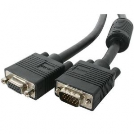 Startech 10 Ft Coax High Resolution Vga Monitor Extension Cable - Hd15 M/f Mxt101hq10