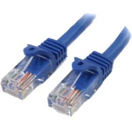 Startech 10 Ft Cat5e Blue Snagless Rj45 Utp Cat 5e Patch Cable - 10ft Patch Cord - 10ft Snagless