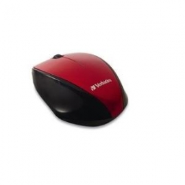 Verbatim Wireless Optical Multi-trac Blue Led Mouse - Red 97995