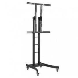 Atdec Telehook Floor Heavy Duty | Tv Cart. Supports Max Weight To 125kg. Supports Universal Mounting