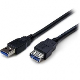 Startech 2m Black Superspeed Usb 3.0 Extension Cable A To A - Male To Female Usb 3.0 Extender Cable