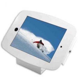 Compulocks Secure Space Enclosure With 45 Degree Wall/counter Stand For Ipad Mini 2/3/4 - White