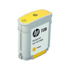 Hp Ink Cartridge No 728 Yellow 40ml F9j61a