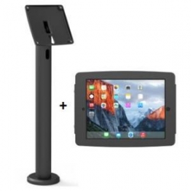 Compulocks Secure Space Enclosure With Rise 40cm Pole Mount For Ipad Mini 2/3/4 - Black Tcdp02235smenb