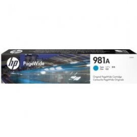 Hp 981a Cyan Original Pagewide Cartridge J3m68a
