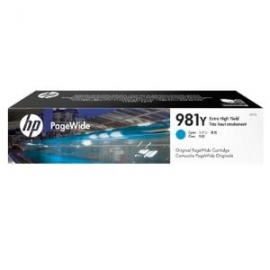 Hp 981y Cyan Original Pagewide Crtg L0r13a