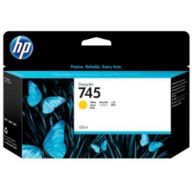 Hp Ink Cartridge No 745 Yellow 130ml F9j96a