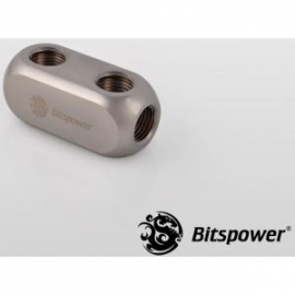 Bitspower Multi-f Block Black Inner G1/4x6 True Hi-flow Design With Hi-quality Brass Material. Nickel Finished In Black Sparkle Color. Bp-bsmtsmb
